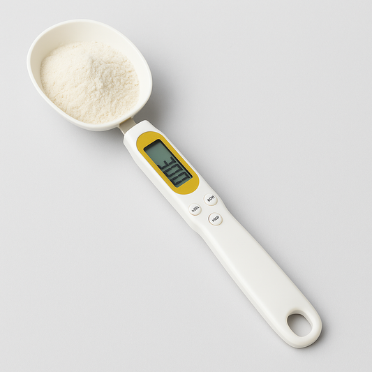Smart Electronic Spoon Scale – Digital Measuring Scoop with LCD Display for Accurate Food.
